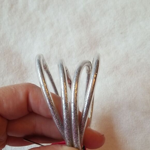 Crave bangles silver sparkly gel - Picture 3 of 5